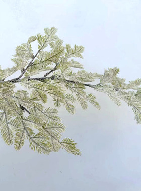 仿真植物水杉带雪绿植冷杉树园林工程装饰三叉水杉带雪厂家