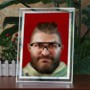 三角洲行动乌鲁鲁堵桥全家福周边摆件水晶玻璃相框桌面立牌摆台