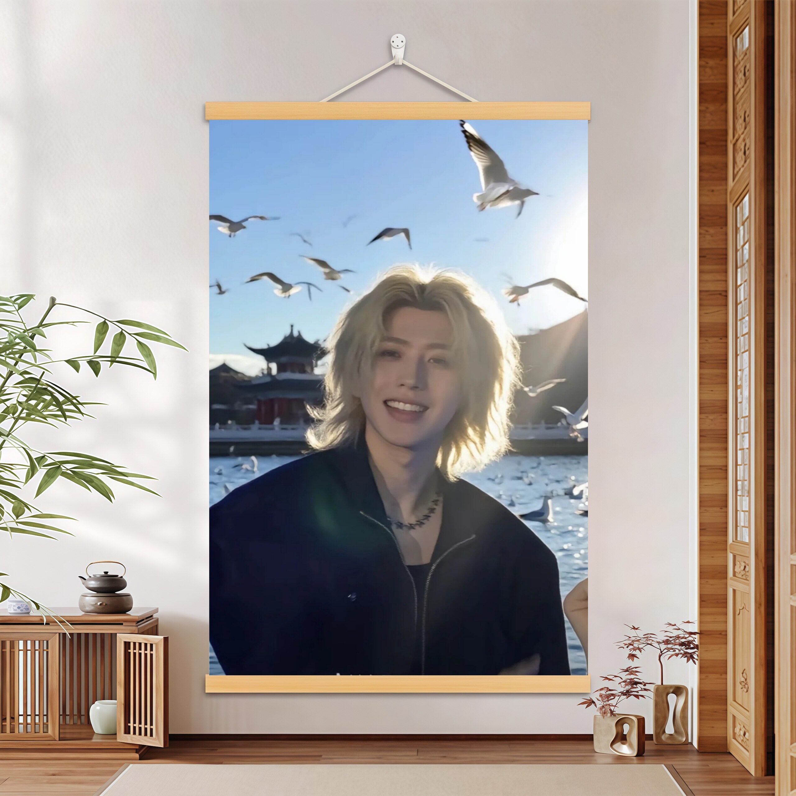 蔡徐坤明星周边粉丝应援装饰画挂画宿舍客厅墙面沙发背景海报画布