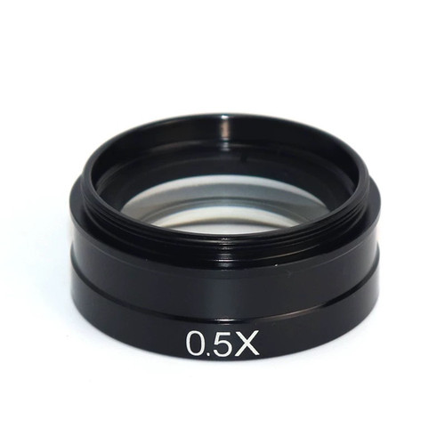 用于0745/WD100单筒镜头增倍辅助物镜 工业显微镜头辅助物镜0.5X