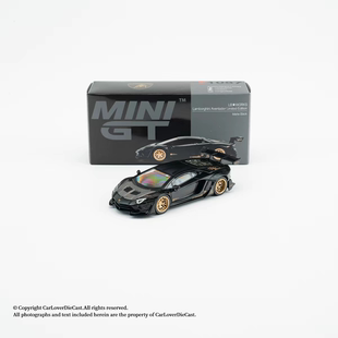 MINIGT 1:64 #1087 兰博基尼 大牛 黑色 64合金汽车模型