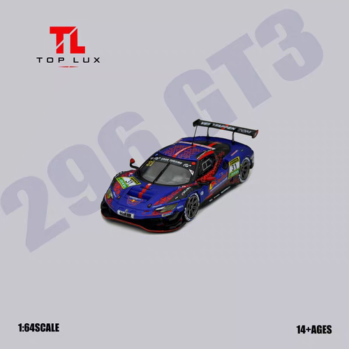 预售 TOP LUX1:64 法拉利296GT3红牛涂装31# 合金汽车模型