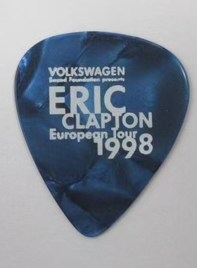 绝版Eric clapton 1998年欧洲巡演 发行纪念吉他拨片