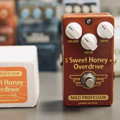 疯教授MAD PROFESSOR sweet honey 蜜糖过载效果器 hw