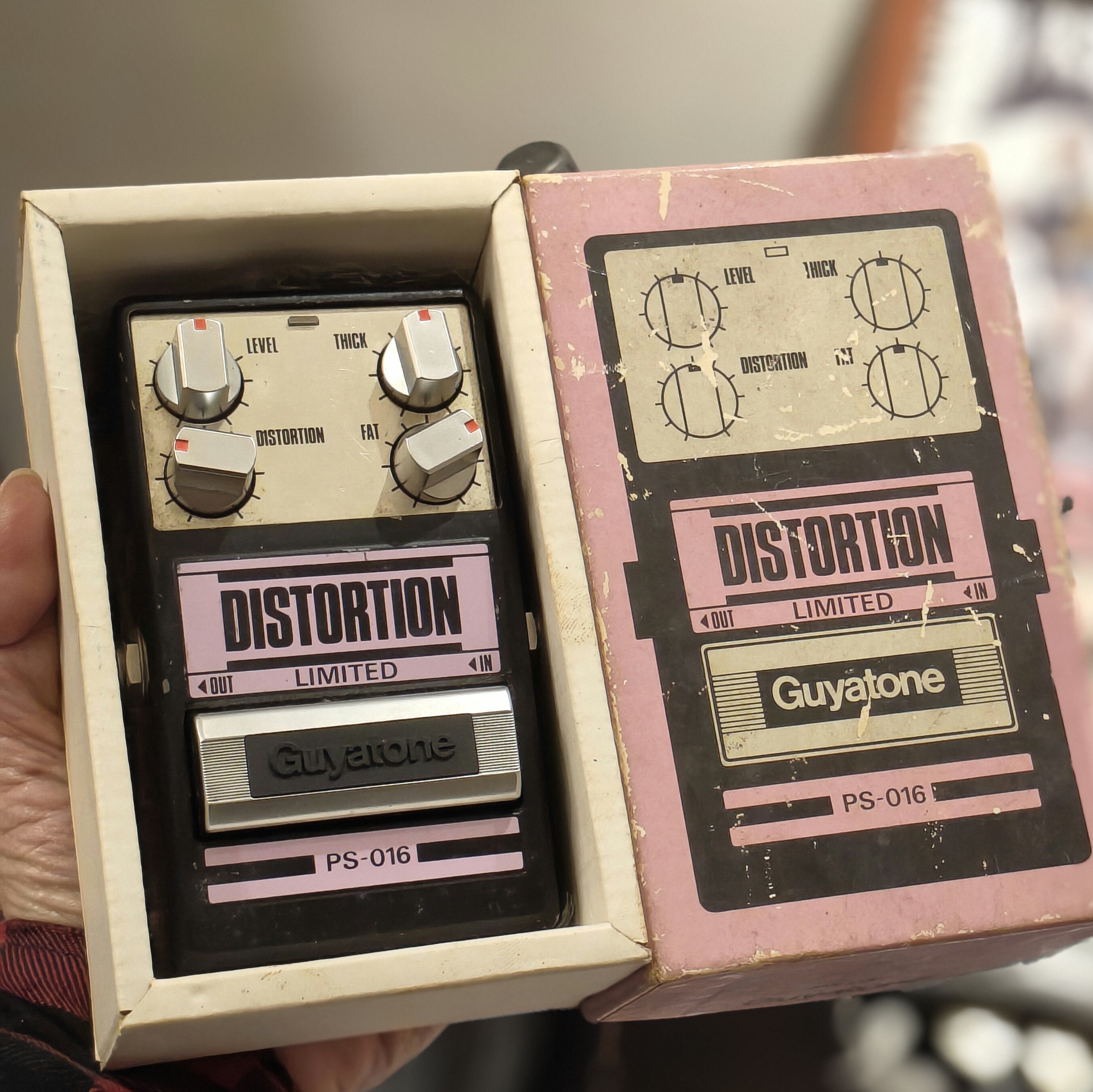 绝版80年代guyatone ps016 限量版粉色失真效果器