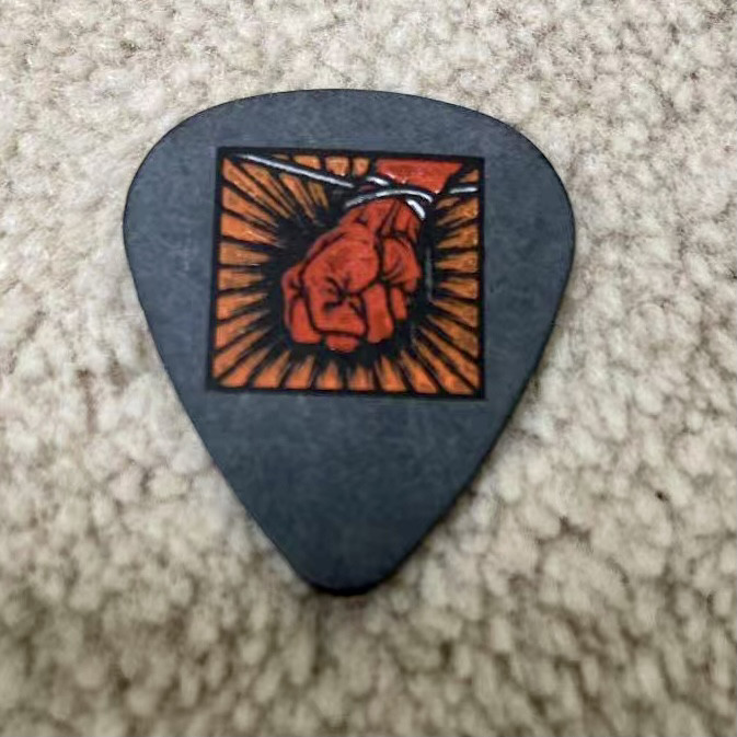 Metallica乐队 2003/james / krark  演唱会 现场吉他拨片