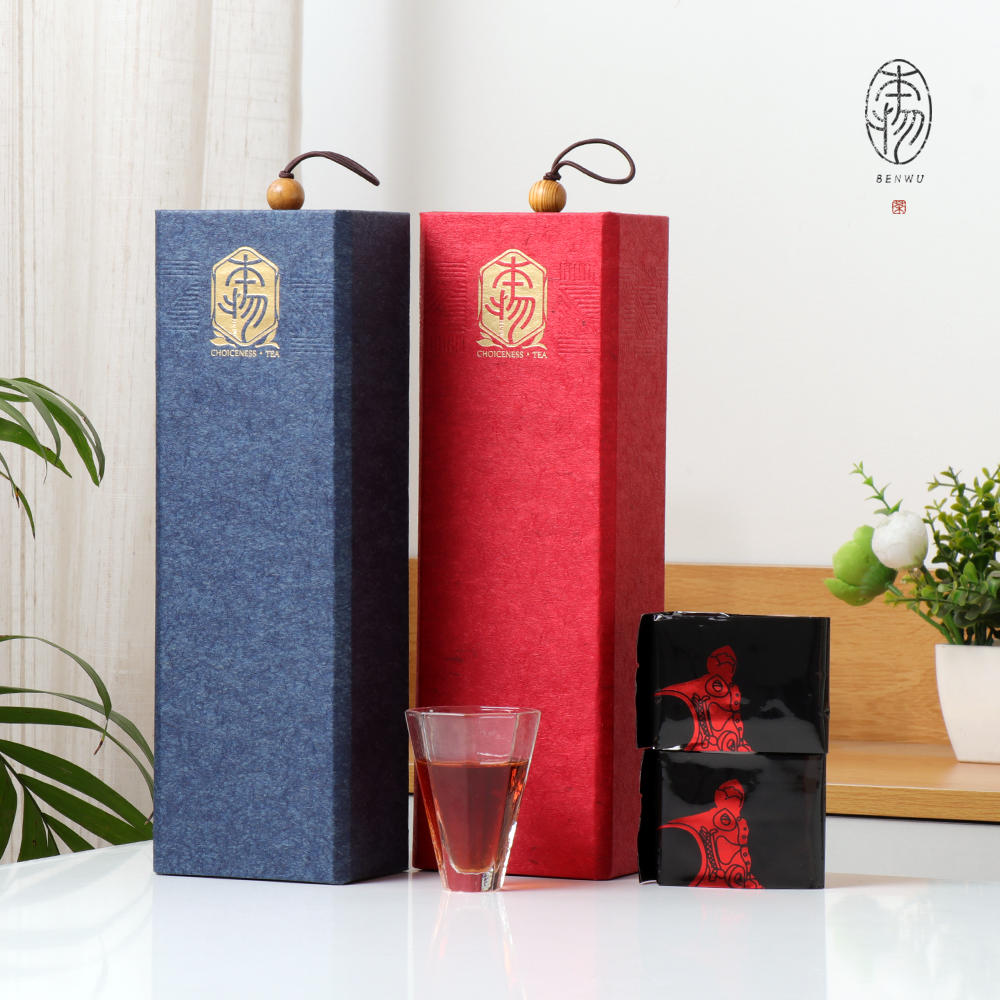 新款泡袋茶叶包装盒通用大红袍