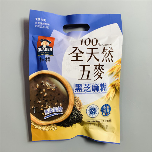 桂格无糖黑芝麻糊五麦全天然190g