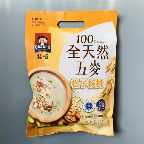 桂格五麦松子核桃麦片