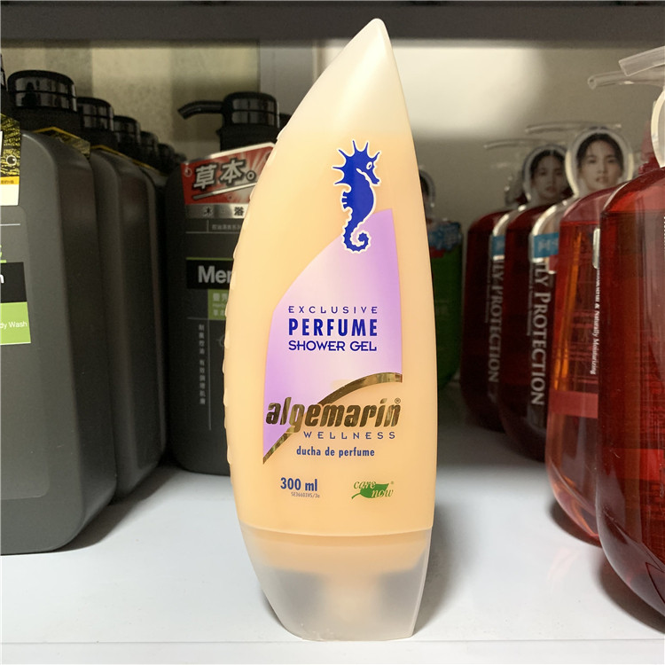 台湾采购 德国原装进口海马金马 algemarin香水沐浴露 300ml