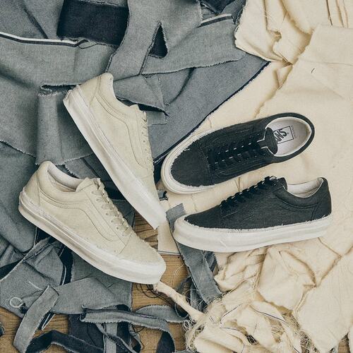 Vans毛边系带OldSkool低帮