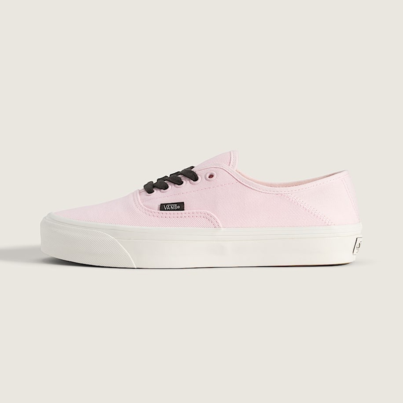 Vans Premium Authentic粉色帆布透气可踩后跟帆布鞋休闲鞋板鞋