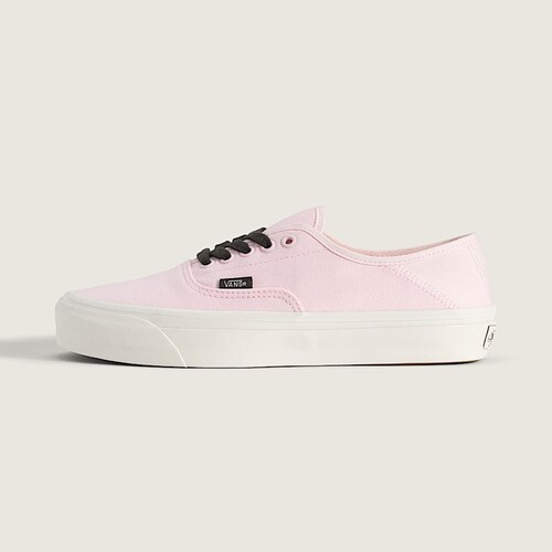 Vans Premium Authentic粉色帆布透气可踩后跟帆布鞋休闲鞋板鞋