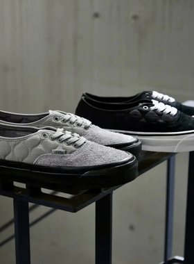 Vans Premium Authentic TDC尼龙夹棉麂皮男女鞋低帮时尚休闲板鞋