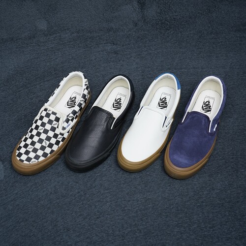 Vans耐磨Slip-On复古麂皮高端