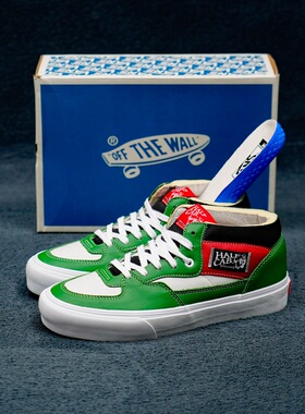 Vans Vault Half Cab EF VLT中帮板鞋皮革男鞋潮流休闲鞋秋冬喜力