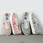 Vault 休闲鞋 Authentic Vans VLT雪尼尔棋盘格帆布鞋 厚底板鞋 男鞋