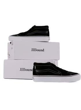 JJJJound x Vans Sk8-Mid VLT LX黑色高端联名板鞋VN0A7TNH2D9