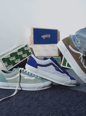 Notre x Vans OG Style 36 LX握手侧边条联名板鞋VN0A4BVEBRO