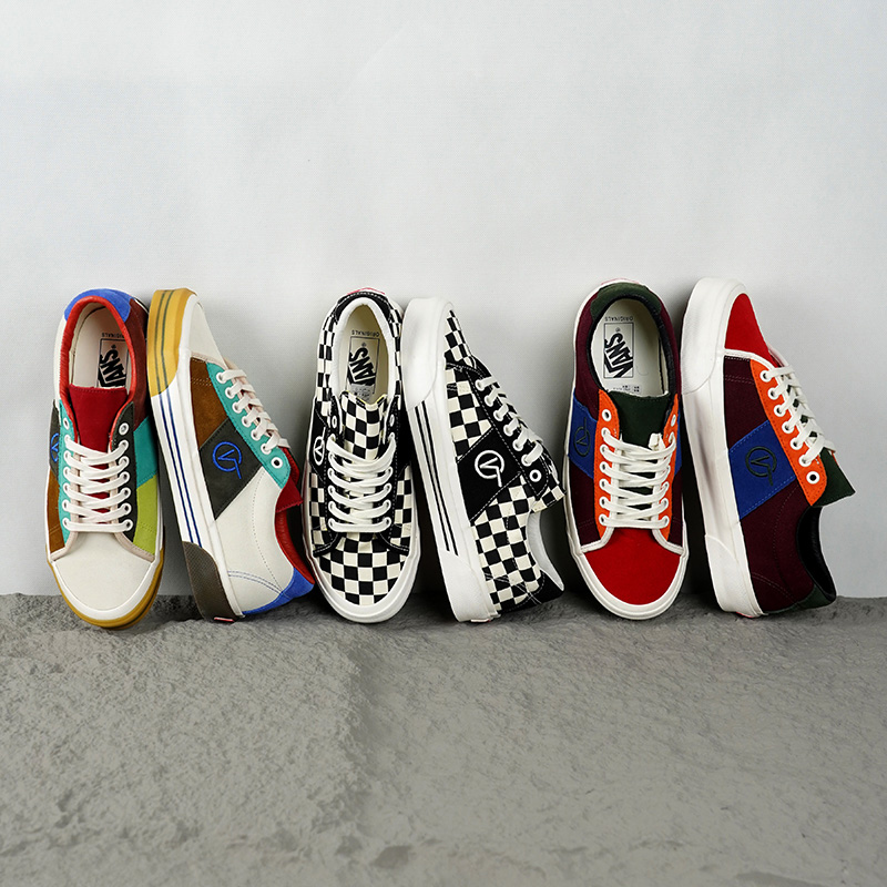 VANS男女低帮麂皮板鞋复古