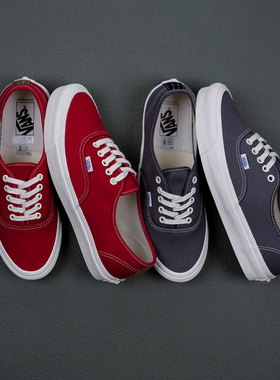 Vans OG Authentic高端支线灰色复古低帮休闲帆布鞋VN000UDDIAT