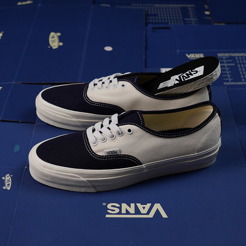 Vans男鞋帆布鞋低帮拼接板鞋