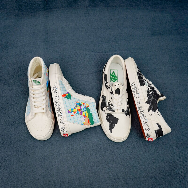 Save Our Planet x Vans Sk8-Hi公益联名板鞋高帮女鞋Era休闲男鞋
