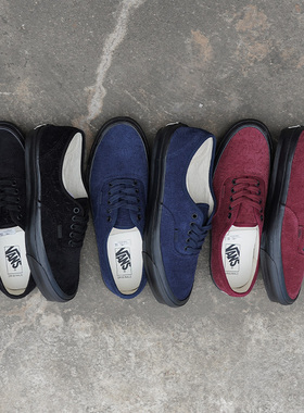 Vans Vault OG Authentic刺绣天鹅绒板鞋男系带休闲鞋VN0A4BV99RG