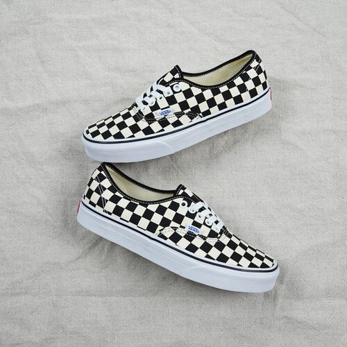Vans Authentic Cortis同款黑白棋盘格百搭经典休闲鞋帆布鞋板鞋