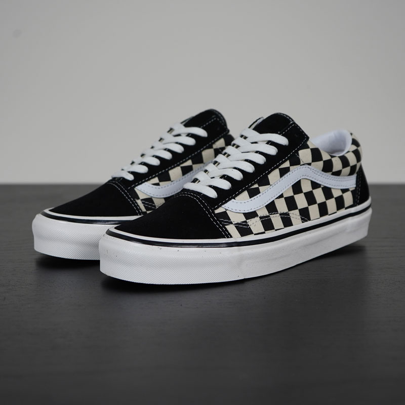 Vans板鞋休闲鞋棋盘格厚底男鞋