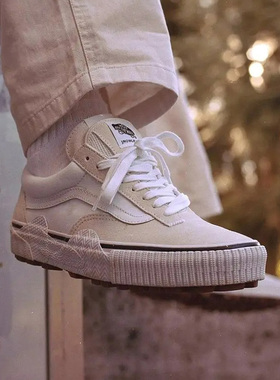 Vans Vault Mash CAP范斯麂皮帆布解构板鞋学生男女鞋高端休闲鞋