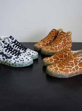 Vans Sk8-Hi VLT长颈鹿斑点狗花纹缓震鞋垫休闲板鞋VN0A4CS52V3