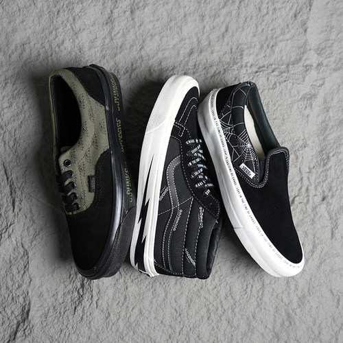 Vans帆布鞋板鞋军事风耐磨