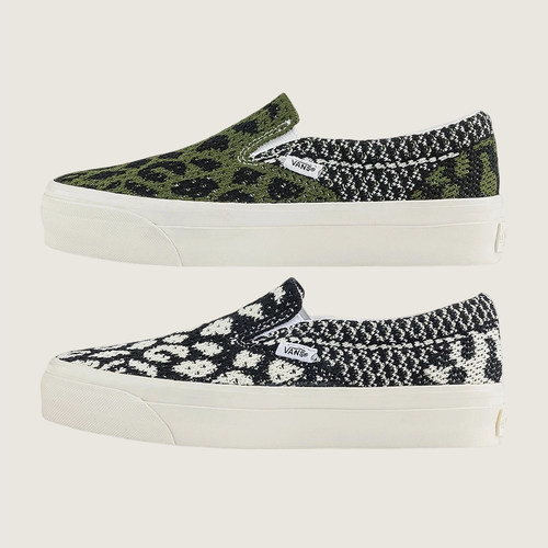 Vans Premium Slip-On 98 EK透气舒适编织鞋面休闲鞋一脚蹬板鞋