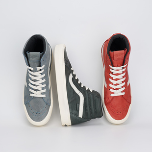 Horween x Vans Vault Sk8-Hi Lite马臀皮复古板鞋联名高帮男鞋冬