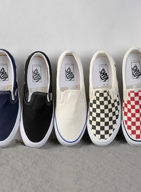 Vans Vault OG Slip-On范斯棋盘格鞋子一脚蹬男女鞋低帮帆布鞋夏