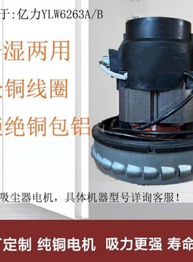 亿力YLW6263A-12吸尘器定制铜线电机马达V2Z-S24-L/HLX1000-GS-DL