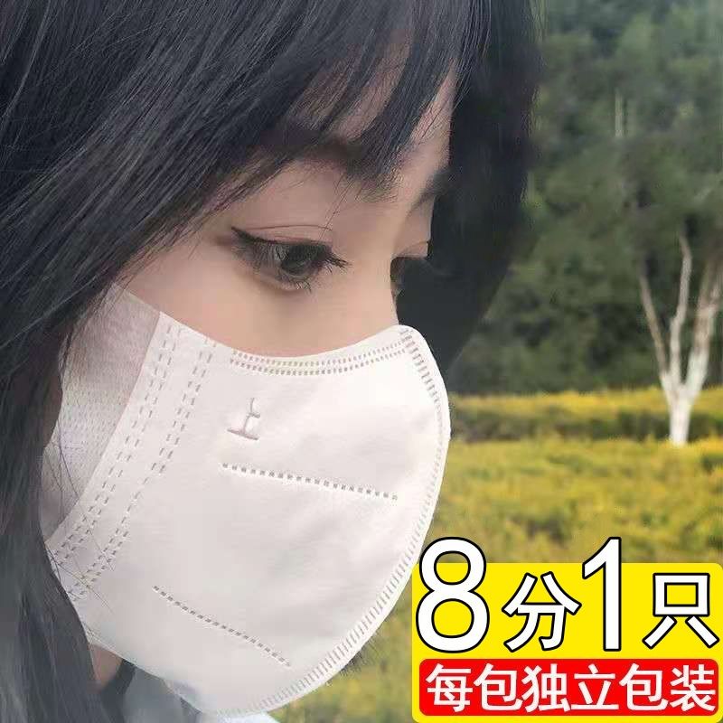 3d立体一次性口罩ins女高