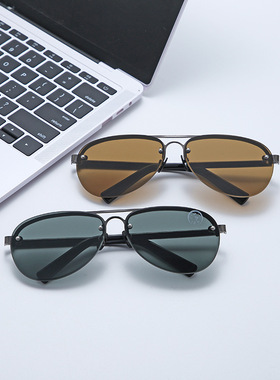 天然水晶清凉时尚风司机蛤蟆墨镜