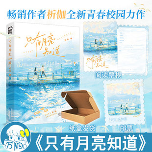 只有月亮知道 大鱼图书WE 析伽著 正版 42.8 现代青春校园暗恋都市言情小说实体书现代青春文学现言畅销书 纸盒发货