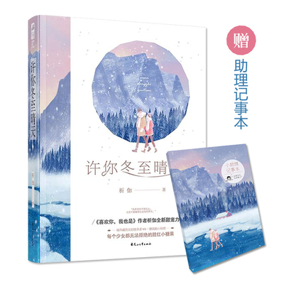 许你冬至晴天 析伽著 附小助理记事本WE-36.8正版现货Z1大鱼文化现代初恋爱情青春文学都市言情小说甜宠文