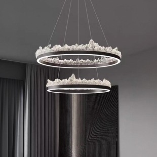 意式 极简冰山客厅吊灯现代简约北欧轻奢高端餐厅灯北欧设计师吊灯