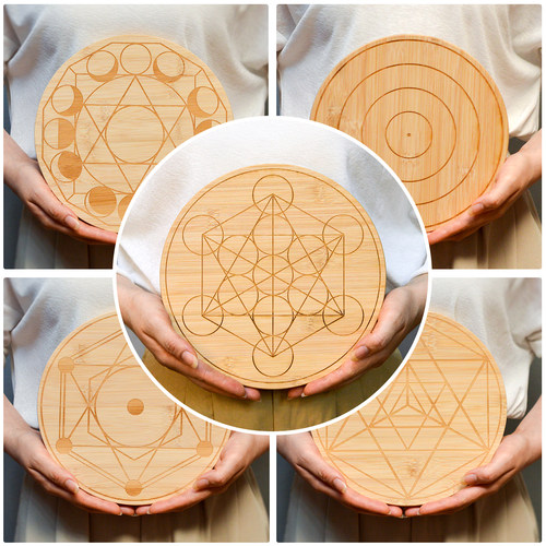 神圣几何底座，水晶阵专用托盘。
