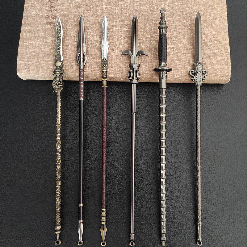 卧龙苍天陨落游戏冷兵器尉迟恭长空枪赵云百鸟朝凤枪岳飞模型玩具