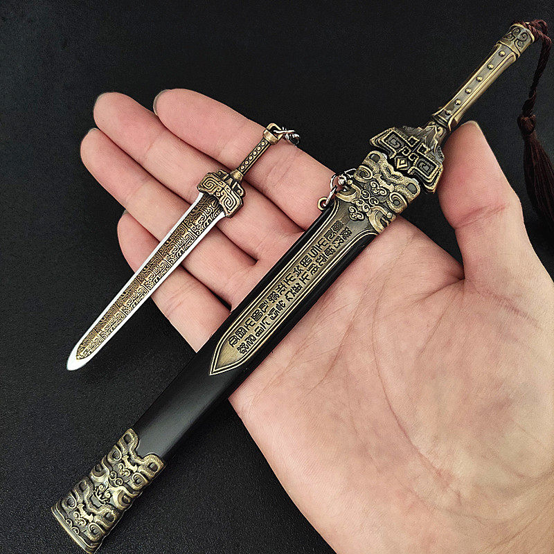 封神轩辕剑商王剑小型姬发剑古代小玩具刀剑山河同悲剑定秦剑模型_虎窝淘