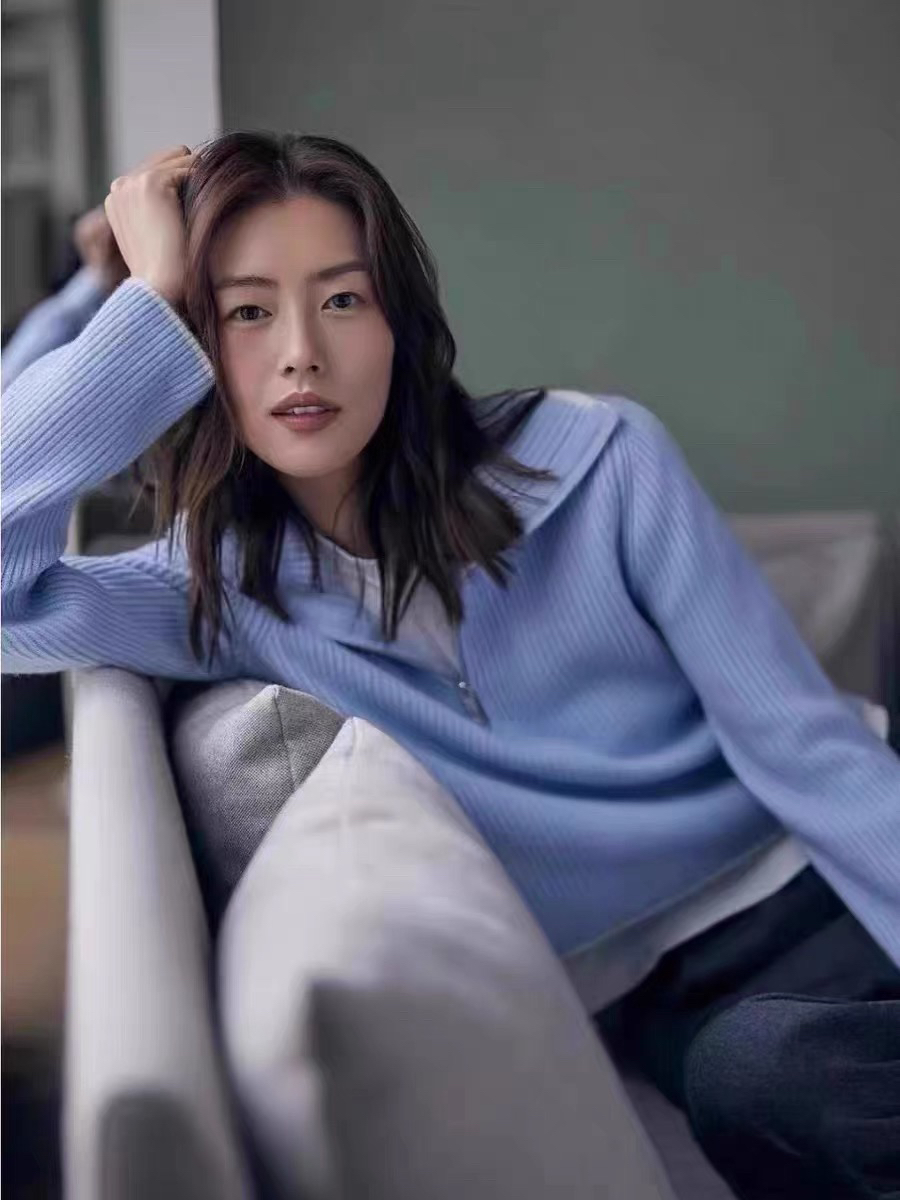 大表姐同款半拉链100%纯羊毛衫女加厚套头毛衣高领羊绒针织打底衫