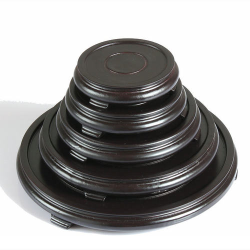 圆形木质底座花盆木座泡酒瓶酒坛