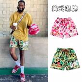 学生网眼透气速干三四分裤 夏季 男截图训练篮球裤 运动短裤 潮牌美式