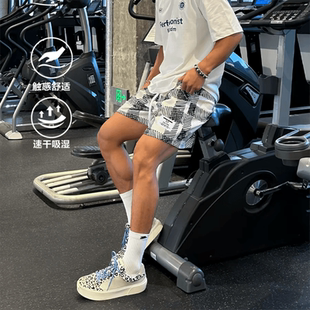 沙滩裤 透气速干训练篮球裤 四分休闲裤 潮流痞帅青少年男女运动短裤