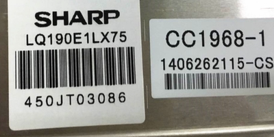 LQ190E1LX75/X76 LQ190E1LX65 LQ190E1LX7A LQ190E1LX51原装液晶
